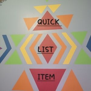 Quick list item